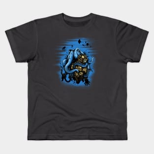 Underwater life at deep sea creepy monster Kids T-Shirt